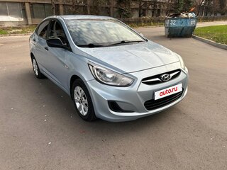 2012 Hyundai Solaris I, голубой, 890000 рублей, вид 3
