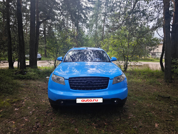 2006 Infiniti FX35 I (S50) Рестайлинг, голубой, 890000 рублей
