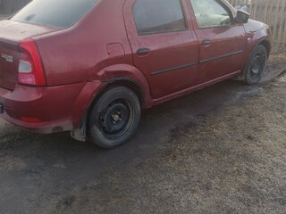 2010 Renault Logan I Рестайлинг, красный, 400000 рублей, вид 4