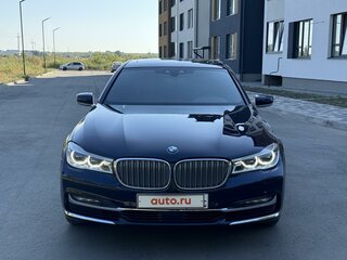 2017 BMW 7 серии Long 730Ld xDrive VI (G11/G12), синий, 3650000 рублей, вид 2