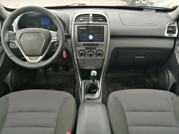 2014 Chery Tiggo (T11) I Рестайлинг (FL), чёрный - вид 6