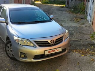 2012 Toyota Corolla X (E140, E150) Рестайлинг, серебристый, 900000 рублей, вид 1