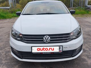 2019 Volkswagen Polo V Рестайлинг, белый, 700000 рублей, вид 1