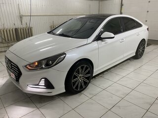 2017 Hyundai Sonata VII (LF) Рестайлинг, белый, 2050050 рублей, вид 4