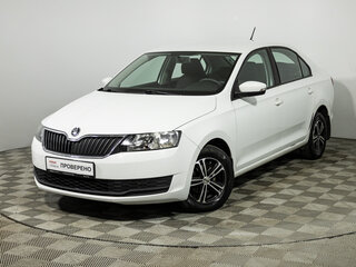 2018 Skoda Rapid I Рестайлинг, белый, 1199700 рублей, вид 1