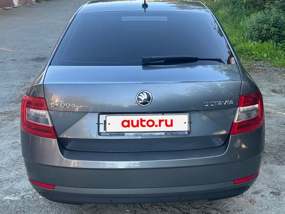 2019 Skoda Octavia III (A7) Рестайлинг, серый, 1700000 рублей - вид 4