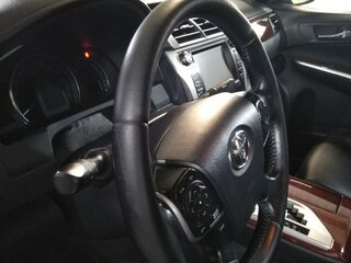 2012 Toyota Camry VII (XV50), чёрный, 1900000 рублей, вид 2