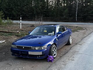 1994 Toyota Chaser V (X90) Рестайлинг, синий, 560000 рублей, вид 3
