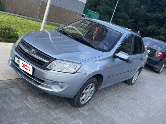 2012 Lada (ВАЗ) Granta I, голубой, 410000 рублей - вид 14