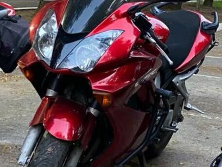 2002 Honda VFR 800, красный, 450000 рублей, вид 2