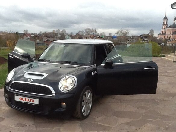 2008 Mini Hatch Cooper S II (R56), чёрный - вид 1