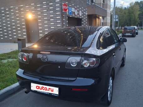 2006 Mazda 3 I (BK), чёрный, 600000 рублей, вид 3