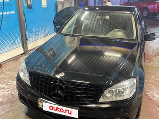 2009 Mercedes-Benz C-Класс 180 Kompressor III (W204), чёрный, 750000 рублей, вид 5