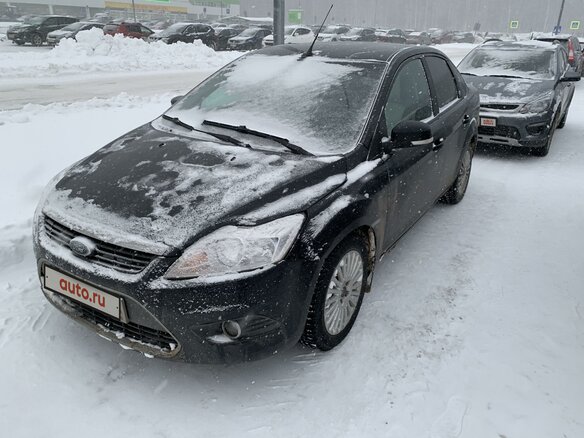 2008 Ford Focus II Рестайлинг, чёрный - вид 1