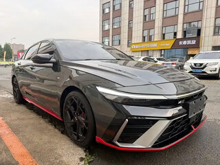 2023 Hyundai Elantra VII (CN7) Рестайлинг, чёрный, 1658300 рублей, вид 3