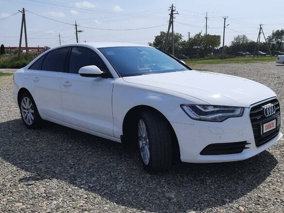 2011 Audi A6 IV (C7), белый - вид 2