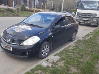 2007 Nissan Tiida I, чёрный, 539000 рублей, вид 1