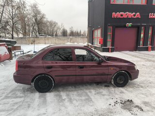 2010 Hyundai Accent ТагАЗ II, красный, 590000 рублей, вид 4