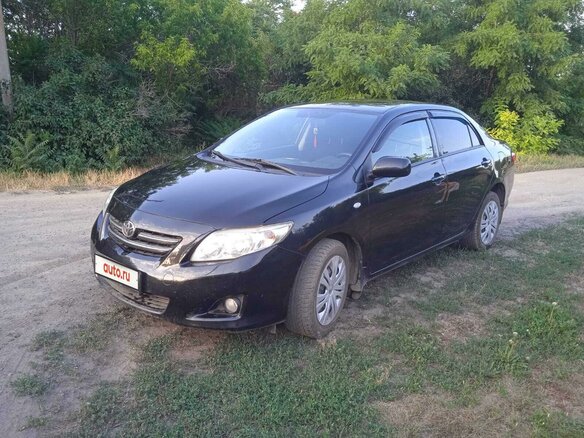 2008 Toyota Corolla X (E140, E150), чёрный, 780000 рублей - вид 2