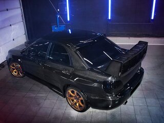 2006 Subaru Impreza WRX STi II Рестайлинг 2, чёрный, 2500000 рублей, вид 4