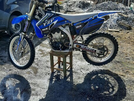 2009 Yamaha YZ250F, синий, 190000 рублей, вид 2
