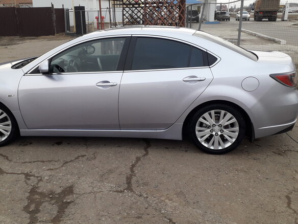 2008 Mazda 6 II (GH), серебристый - вид 2