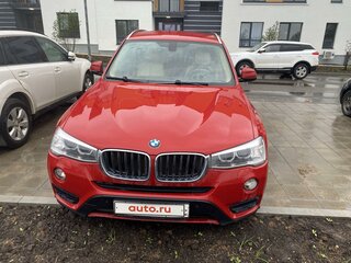2015 BMW X3 20i xDrive II (F25) Рестайлинг, красный, 2600000 рублей, вид 1