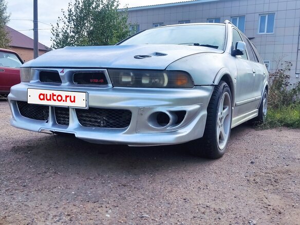 1996 Mitsubishi Legnum, серый, 420000 рублей - вид 1