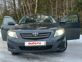 2008 Toyota Corolla AMT X (E140, E150), чёрный, 580000 рублей, вид 2