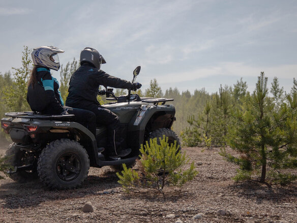 2024 CFMoto CFORCE 400L EPS, чёрный, 642532 рублей - вид 14