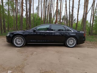 2013 Audi A8 Long III (D4), чёрный, 890000 рублей, вид 4