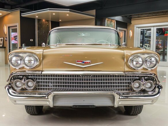 1958 Chevrolet Impala II, коричневый - вид 4