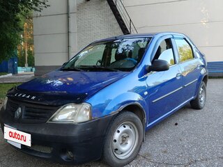 2008 Renault Logan I, синий, 160000 рублей, вид 1