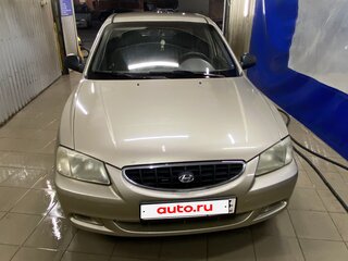 2004 Hyundai Accent ТагАЗ II, бежевый, 550000 рублей, вид 1