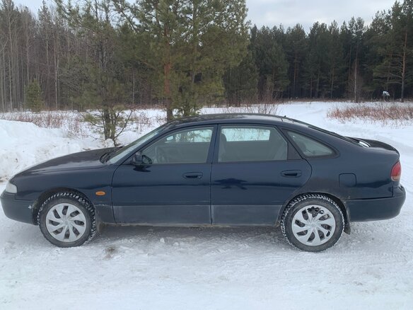 1997 Mazda 626 IV (GE), синий, 250000 рублей - вид 7