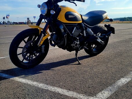 2017 Ducati Scrambler 800, жёлтый, 555213 рублей, вид 3