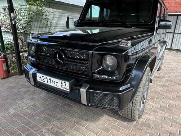 2016 Mercedes-Benz G-Класс 500 II (W463) Рестайлинг 4, чёрный, 7000000 рублей - вид 2