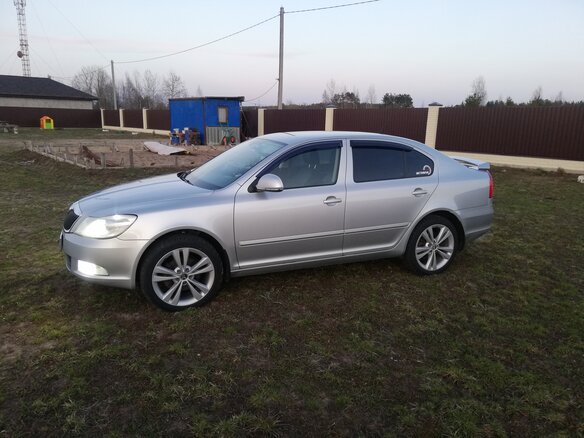 2013 Skoda Octavia II (A5) Рестайлинг, серебристый - вид 11