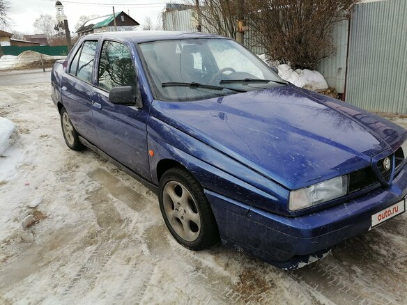 1996 Alfa Romeo 155 I Рестайлинг, синий - вид 1