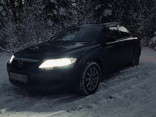 2004 Mazda 6 I (GG), чёрный, 320000 рублей, вид 1