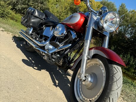 2000 Harley-Davidson Fat Boy, красный, 1000000 рублей, вид 2