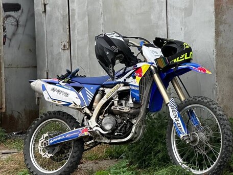 2012 Yamaha YZ250F, синий, 350000 рублей, вид 1