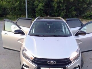 2021 Lada (ВАЗ) Vesta SW Cross I, серебристый, 1800000 рублей, вид 3