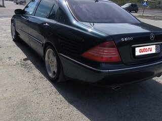 2000 Mercedes-Benz S-Класс 600 Long IV (W220), синий, 950000 рублей, вид 3