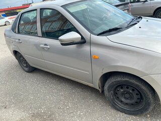 2013 Lada (ВАЗ) Granta I, серебристый, 385000 рублей, вид 3