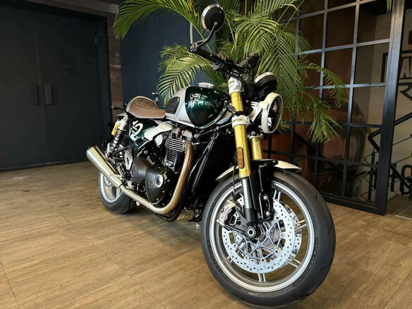 2026 Triumph Speed Twin, зелёный, 2560000 рублей - вид 25