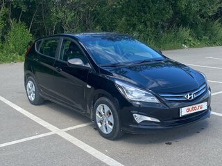 2016 Hyundai Solaris I Рестайлинг, чёрный, 970000 рублей, вид 1