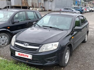 2015 Lada (ВАЗ) Granta I, чёрный, 382000 рублей, вид 2