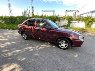 2008 Hyundai Accent ТагАЗ II, красный, 400000 рублей, вид 4
