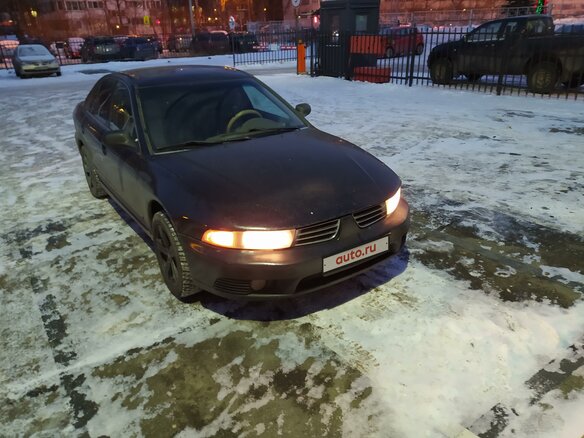 2002 Mitsubishi Galant VIII Рестайлинг, чёрный